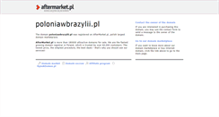 Desktop Screenshot of poloniawbrazylii.pl